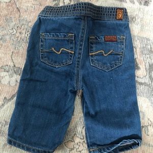7 for all mankind baby blue jeans 0/3 months